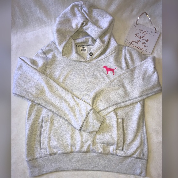 PINK Victoria's Secret Tops - PINK - Victoria’s Secret pullover hoodie.